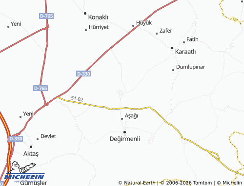 MICHELIN Çavdarlı map - ViaMichelin