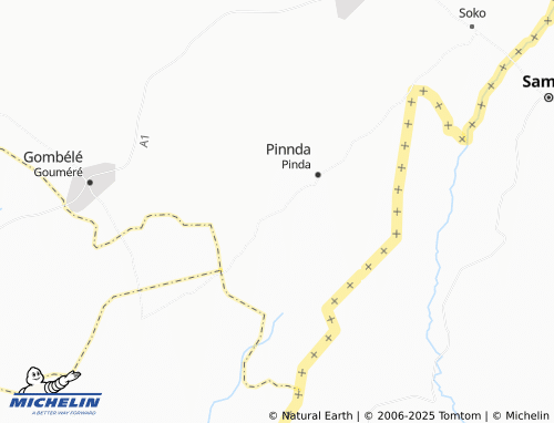 MICHELIN Kikiouéré map - ViaMichelin