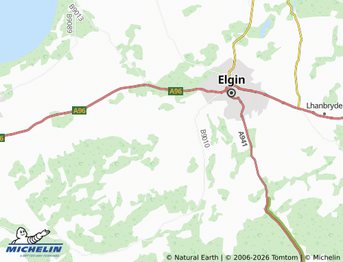 Carte MICHELIN Miltonduff - ViaMichelin