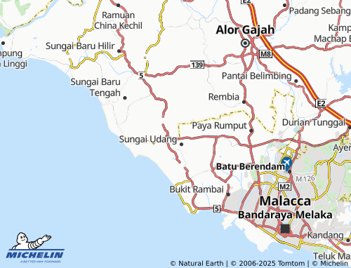 MICHELIN Taman Indah map - ViaMichelin