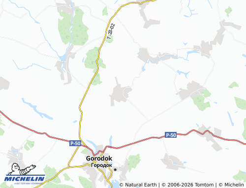 MICHELIN Nove Porichchia map - ViaMichelin