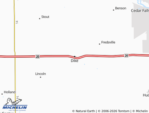 Mapa MICHELIN Dike - ViaMichelin