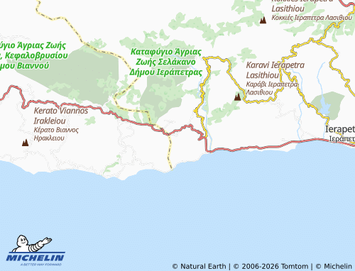 MICHELIN Gdochia map - ViaMichelin