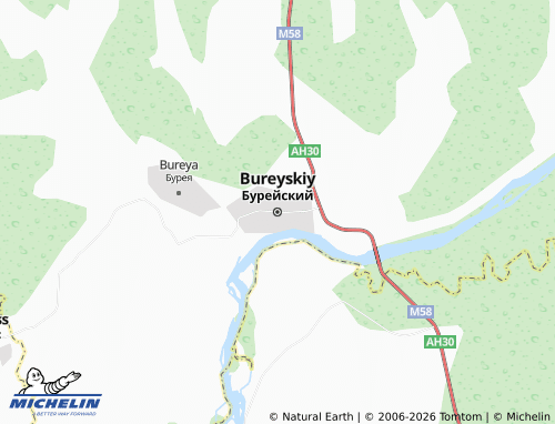 MICHELIN-Landkarte Bureyskiy - ViaMichelin