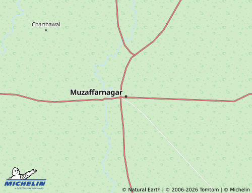 MICHELIN Muzaffarnagar map - ViaMichelin