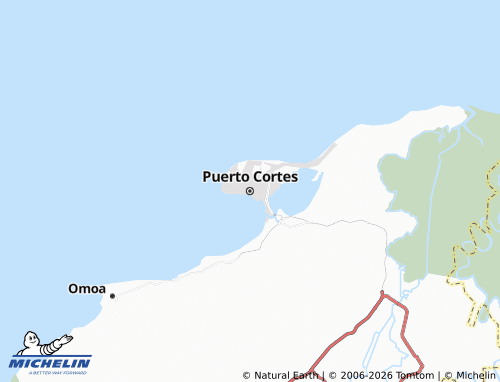 Carte MICHELIN Puerto Cortes - ViaMichelin