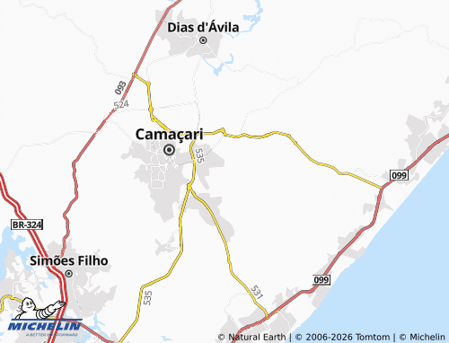 Mappa MICHELIN Parque Nascente do Rio Capivara - ViaMichelin