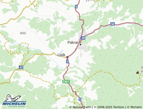 MICHELIN Filipovac map - ViaMichelin