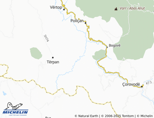 MICHELIN Tozhar map - ViaMichelin