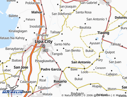 MICHELIN San Benito map - ViaMichelin