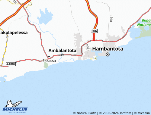 Mapa MICHELIN Godawaya - ViaMichelin