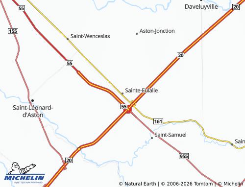 MICHELIN Sainte-Eulalie map - ViaMichelin