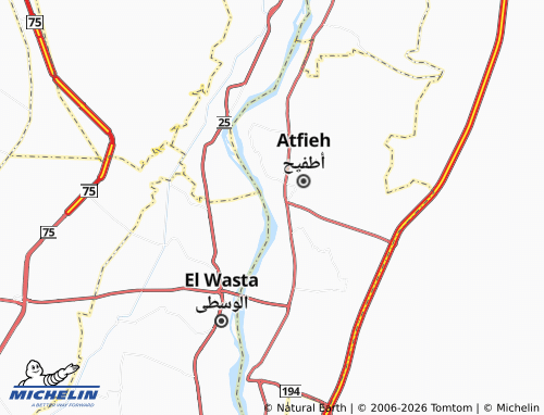 MICHELIN-Landkarte al-Hilf al-Gharbi - ViaMichelin
