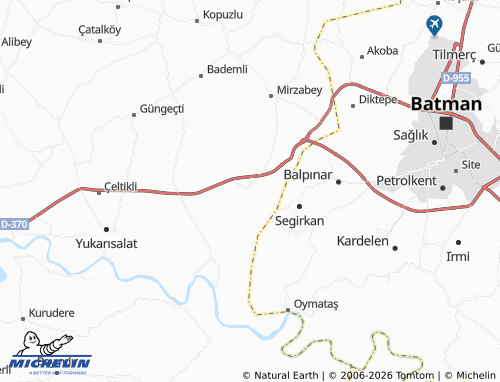 MICHELIN Sinanköy map - ViaMichelin