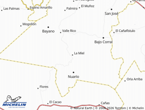 MICHELIN La Miel map - ViaMichelin