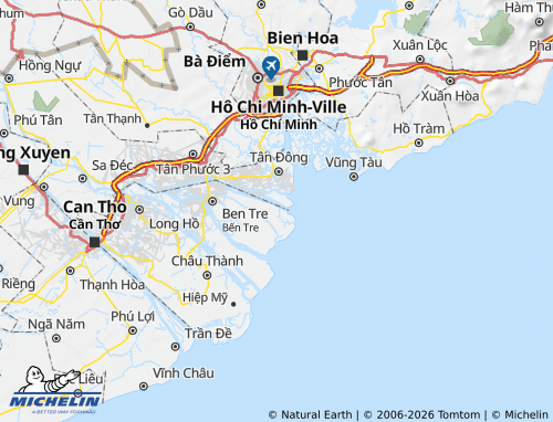 Mapa MICHELIN Bình Đại - ViaMichelin