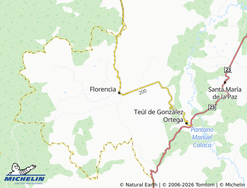 MICHELIN Benito Juárez map - ViaMichelin