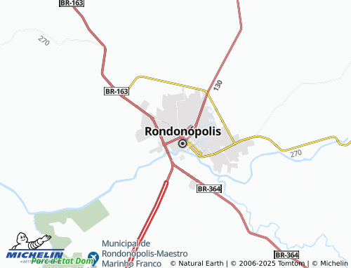 MICHELIN Vila Birigui map - ViaMichelin