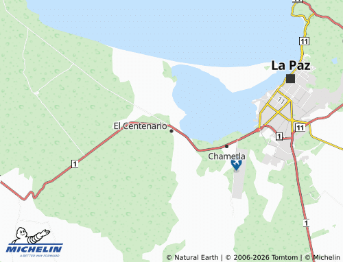 Mapa MICHELIN El Centenario - ViaMichelin