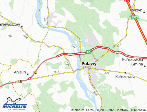MICHELIN-Landkarte Jaroszyn - ViaMichelin