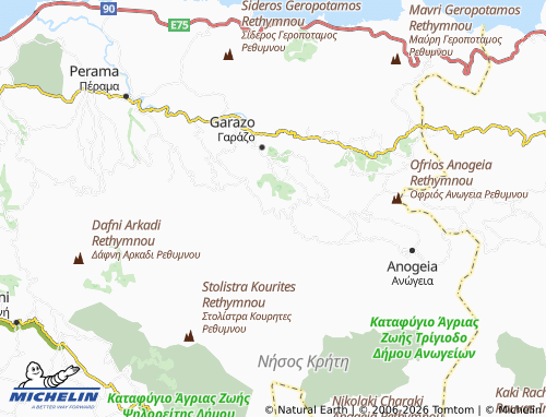 Carte MICHELIN Kalyvos - ViaMichelin
