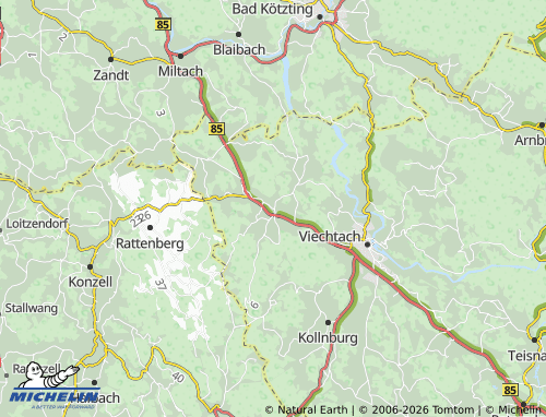 Mappa MICHELIN Prackenbach - ViaMichelin