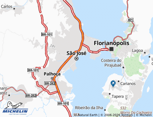 Mapa MICHELIN San José - ViaMichelin