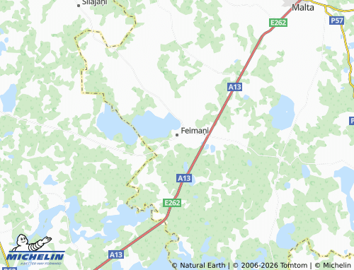 Mapa MICHELIN Feimaņi - ViaMichelin