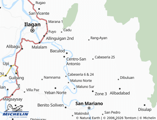 MICHELIN Cabeseria 10 map - ViaMichelin