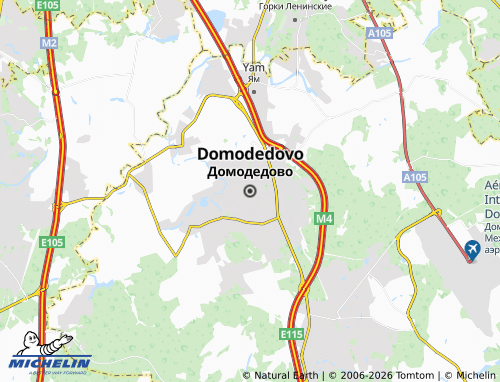 Carte MICHELIN Domodedovo - ViaMichelin