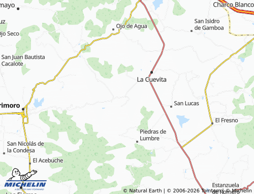 Mappa MICHELIN Salto de Peña - ViaMichelin