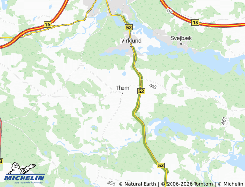 MICHELIN-Landkarte Them - ViaMichelin