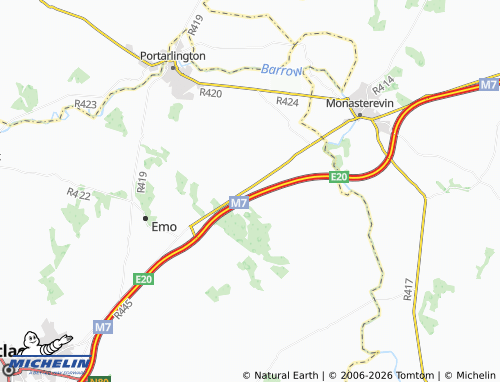 Mapa MICHELIN Ballybrittas - ViaMichelin