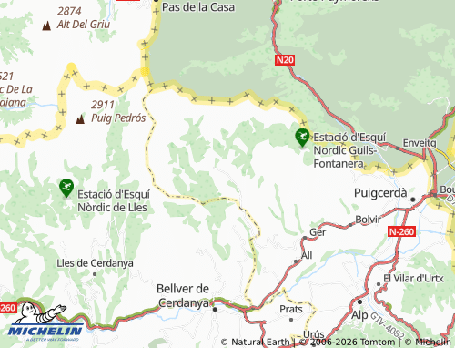 Mapa MICHELIN Meranges - ViaMichelin