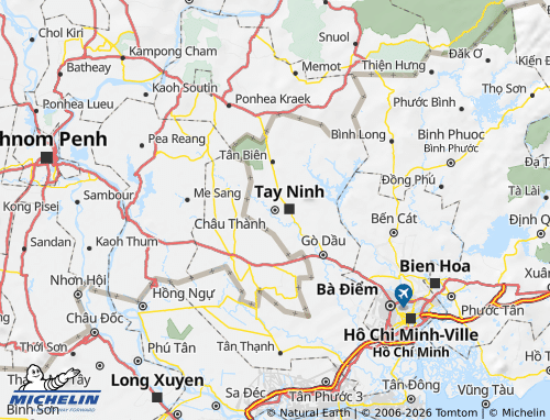 Mapa MICHELIN Châu Thành - ViaMichelin