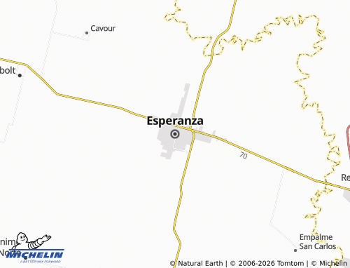 Mappa MICHELIN Esperanza - ViaMichelin