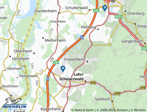 MICHELIN-Landkarte Schuttern - ViaMichelin
