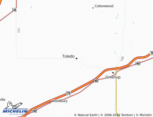 Mapa MICHELIN Toledo - ViaMichelin