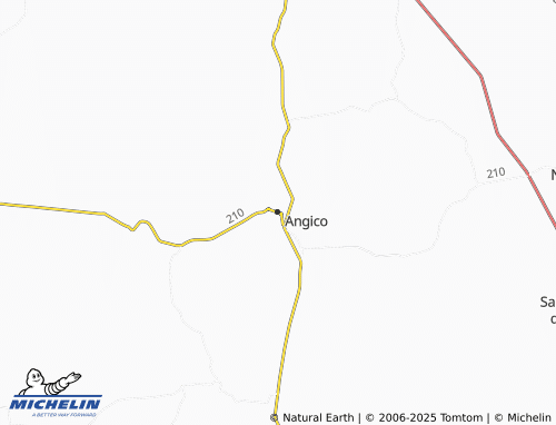 Mapa MICHELIN Angico - ViaMichelin