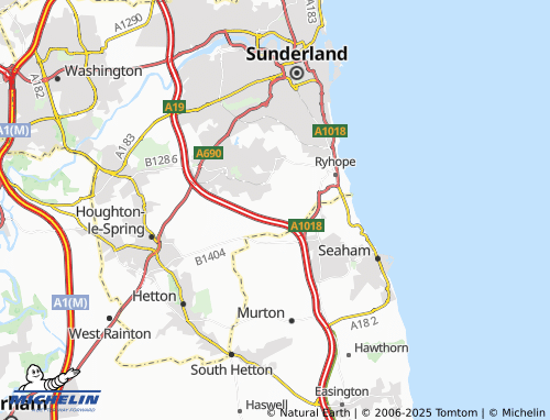 Mapa MICHELIN Burdon - ViaMichelin