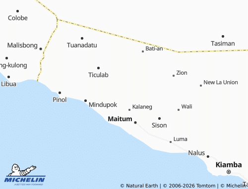 MICHELIN Upo map - ViaMichelin