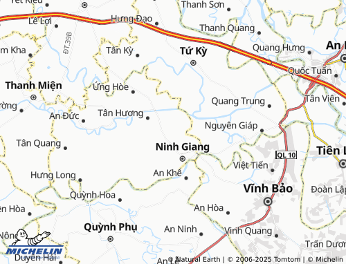 MICHELIN Vĩnh Hòa map - ViaMichelin