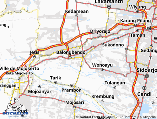 Carte MICHELIN Kemangsen - ViaMichelin