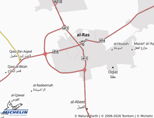 Mapa MICHELIN al-Manar - ViaMichelin