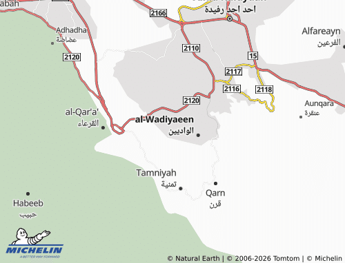MICHELIN-Landkarte al-Raheeb - ViaMichelin
