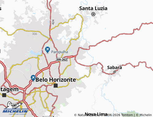 Mapa MICHELIN Pousada Santo Antônio - ViaMichelin