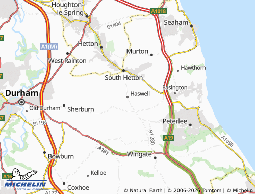 Carte MICHELIN Haswell - ViaMichelin