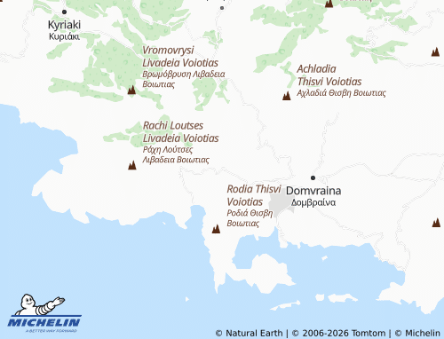 MICHELIN Prodromos map - ViaMichelin
