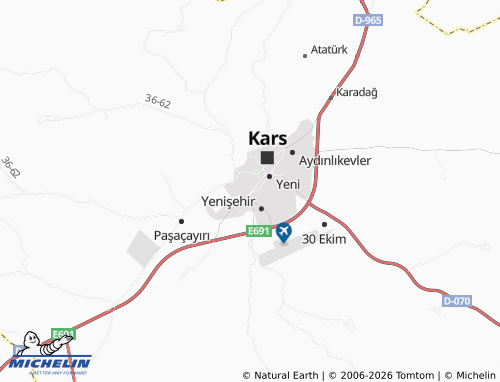 MICHELIN Şehitler map - ViaMichelin