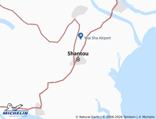 MICHELIN Shantou map - ViaMichelin